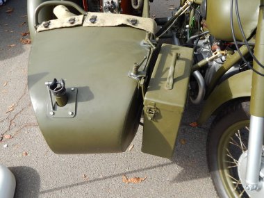 Retro motosiklet ve Bisiklet antika parçalar ve öğeleri