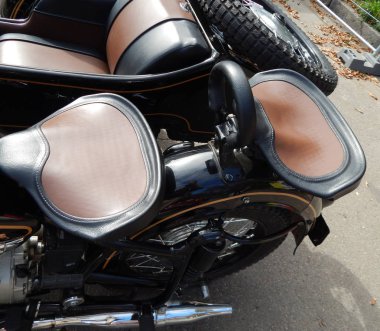 Retro motosiklet ve Bisiklet antika parçalar ve öğeleri