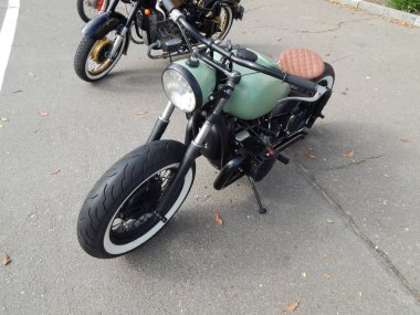 Retro motosiklet ve Bisiklet antika parçalar ve öğeleri