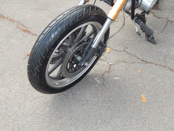 Retro Motorcykel Och Cykel Antika Delar Och Element — Stockfoto