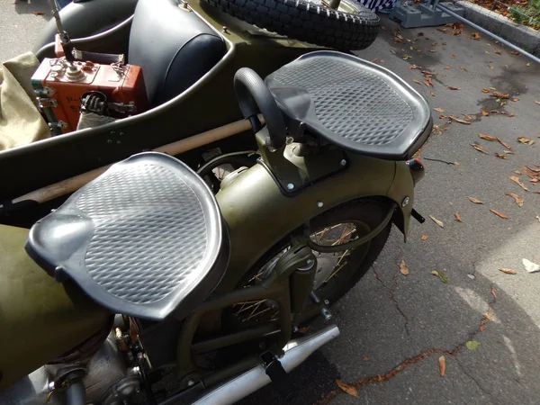 Retro Moto Moto Peças Antigas Elementos — Fotografia de Stock