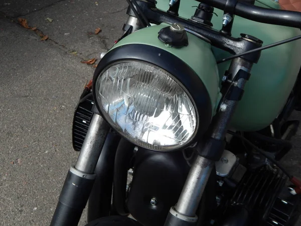 Antike Teile Und Elemente Für Motorräder Und Fahrräder Retro Look — Stockfoto