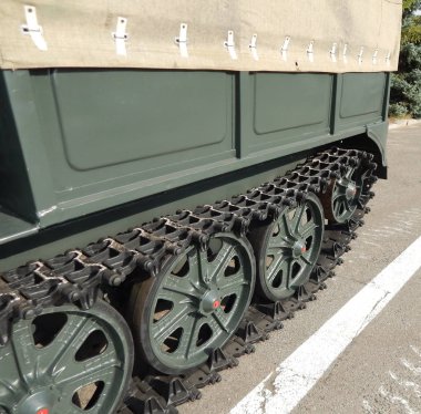 Askeri araçların, ekipman, retro öğeler ve öğeleri