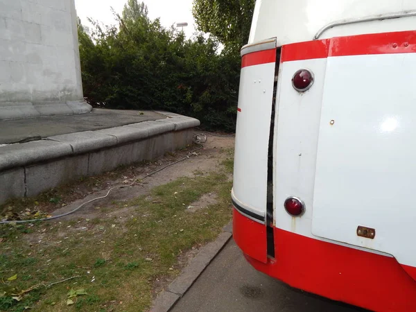 Artículos Elementos Antiguos Bus Retro — Foto de Stock