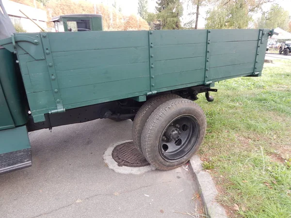 Военные Автомобили Оборудование Предметы Ретро Элементы — стоковое фото