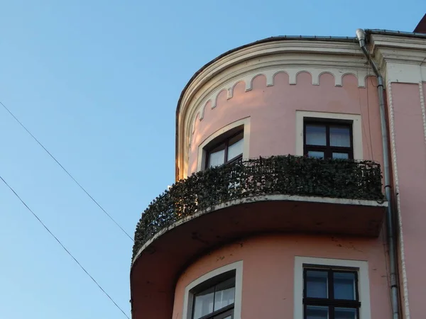 Classical architecture of the city, stone details and decoration