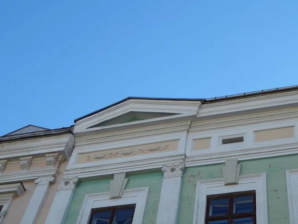 Arquitectura Clásica Ciudad Detalles Piedra Decoración — Foto de Stock