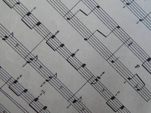 Notas Para Clases Música Solfeggio — Foto de Stock