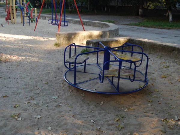Children Playground Swing House — Stock Photo, Image