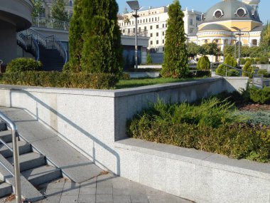 Bahçe park peyzaj tasarım öğeleri Mimarlık