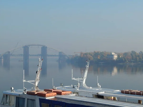 Flussboote Den Details Und Elementen Des Schiffes — Stockfoto