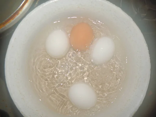 Het Koken Van Heerlijke Salade Voedingsmiddelen Nieuwe Voedselingrediënten — Stockfoto