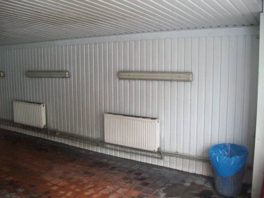 İç ve dış araba servis istasyonu