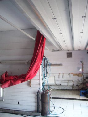 İç ve dış araba servis istasyonu