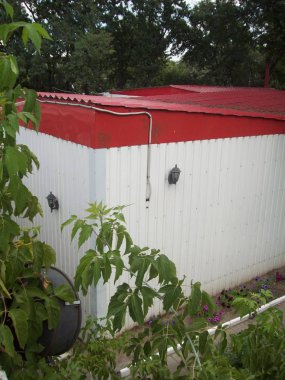 İç ve dış araba servis istasyonu