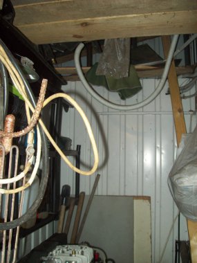 İç ve dış araba servis istasyonu