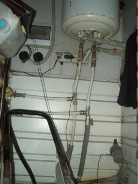 İç ve dış araba servis istasyonu