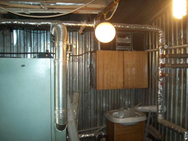 İç ve dış araba servis istasyonu