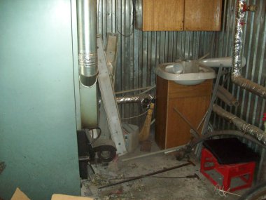 İç ve dış araba servis istasyonu