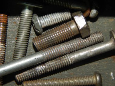 Makro çekim çeşitli doğal ve yapay doku nesneleri