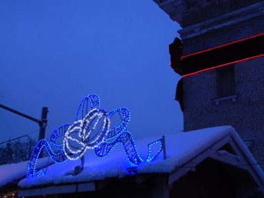 Çelenk ve süslemeleri tatil Noel ve yeni yıl için