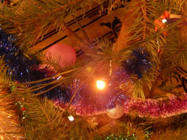 Noel ağacı süsle, oyuncak ve dekorasyon