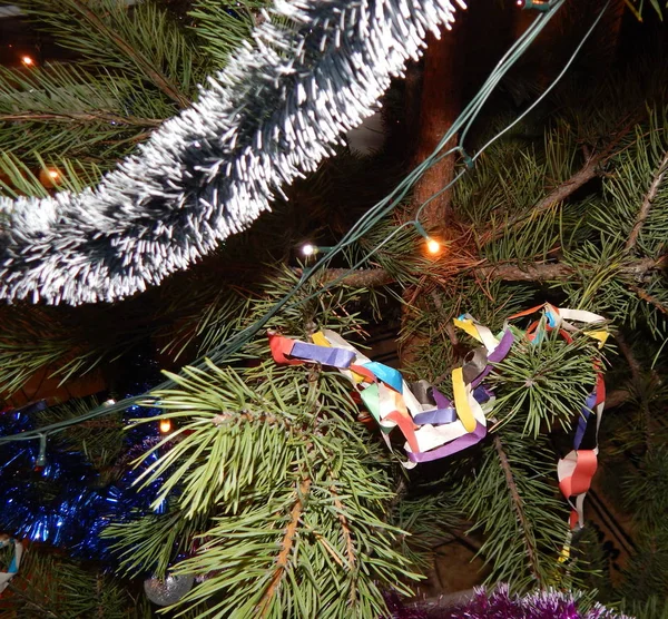 Christmas Tree Decoration Toys Decorations — Stock Photo, Image