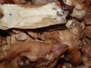 Ev yapımı yiyecek hazırlanan doku