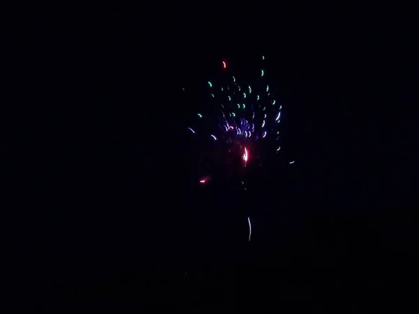 Feuerwerk Der Nacht — Stockfoto