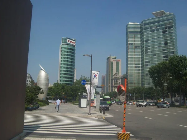 Seoul Sydkorea Juni 2013 Människor Gatorna — Stockfoto