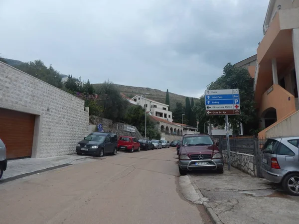 Petrovac Montenegro Septiembre 2014 Gente Las Calles — Foto de Stock