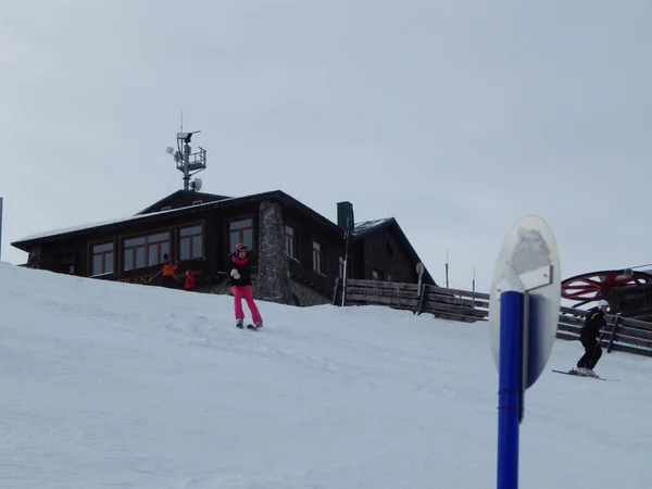 Jasna Slowakije Januari 2014 Ski Oord Mensen — Stockfoto