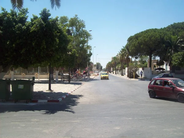 Nabeul Tunesië Augustus 2013 Mensen Straat — Stockfoto