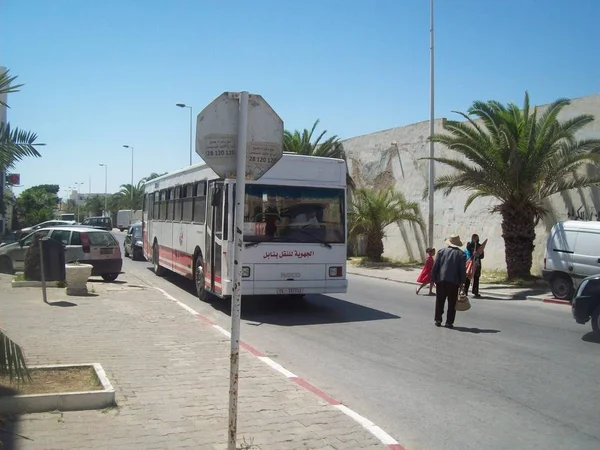 Nabeul Tunesië Augustus 2013 Mensen Straat — Stockfoto