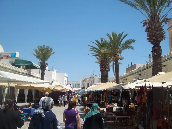 Nabeul Tunisie Août 2013 Les Gens Dans Rue — Photo