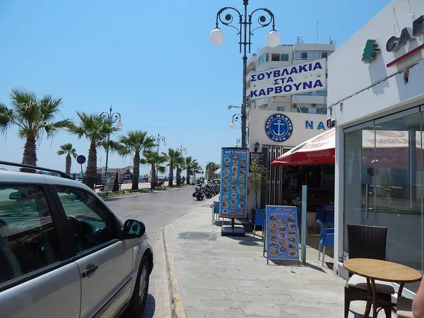 Larnaca Chypre Juillet 2015 Les Gens Dans Rue — Photo