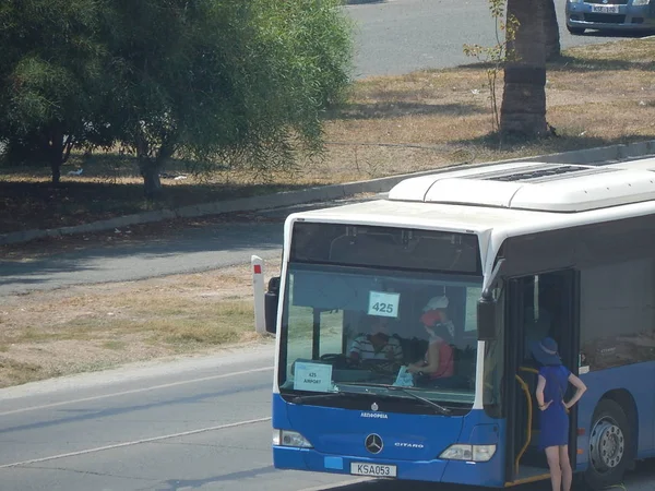 Larnaca Cyprus Iulie 2015 Oameni Străzi — Fotografie, imagine de stoc