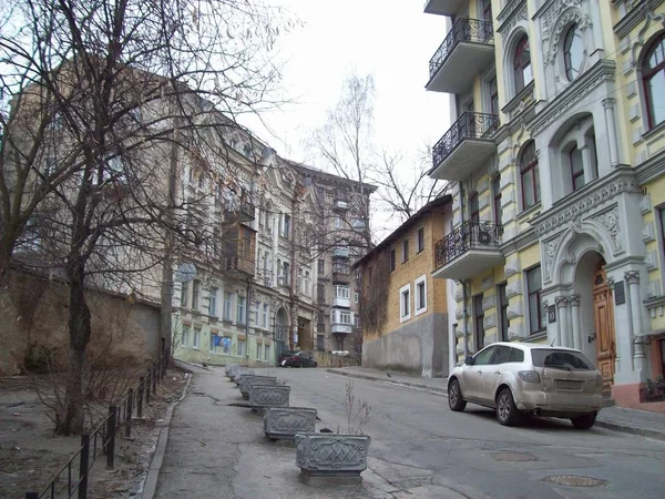 Kiev Ukraine February 2007 People Car Streets — Stock Photo, Image