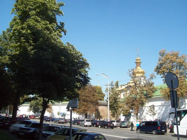 Kiev Ukraine August 2011 People Car Streets — Stock Photo, Image