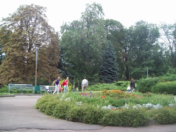 Kiev Ucrania Julio 2012 Gente Coche Las Calles — Foto de Stock