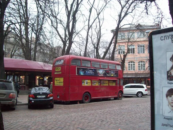 Kiev Ukraine Janvier 2011 Les Gens Voiture Dans Les Rues — Photo