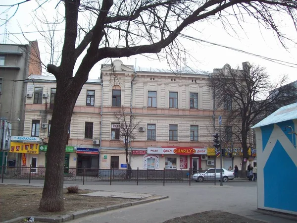 Kharkov Oekraïne Januari 2011 Mensen Auto Straat — Stockfoto