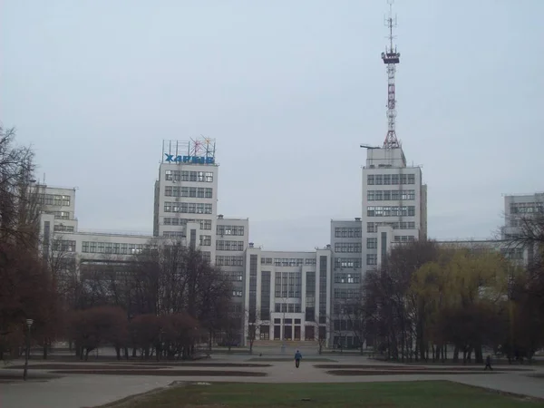 Kharkov Ucrânia Janeiro 2011 Pessoas Carros Nas Ruas — Fotografia de Stock