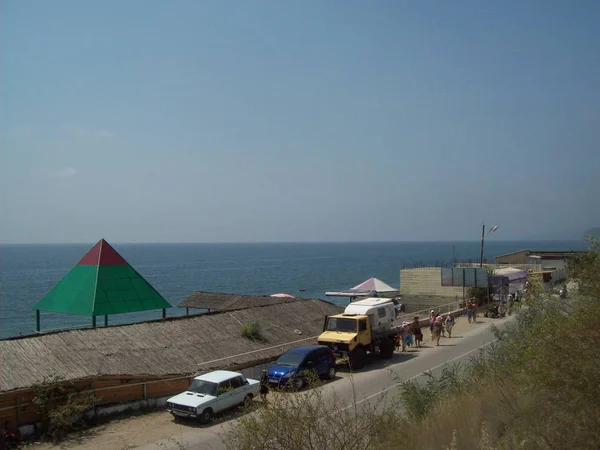 Sudak Crimea July 2010 People Streets — Stock Photo, Image