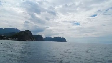 Petrovac, Karadağ - 7 Eylül 2014. Sokaktaki insanlara