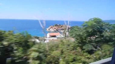 Petrovac, Karadağ - 7 Eylül 2014. Sokaktaki insanlara