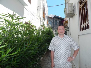 Marmaris, Türkiye - 10 Haziran 2016: Model Oleg Prokopenko n