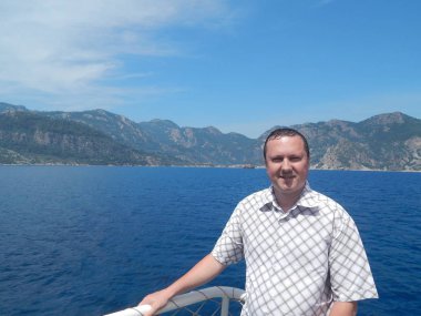 Marmaris, Türkiye - 10 Haziran 2016: Model Oleg Prokopenko n