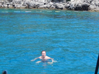 Marmaris, Türkiye - 10 Haziran 2016: Model Oleg Prokopenko n