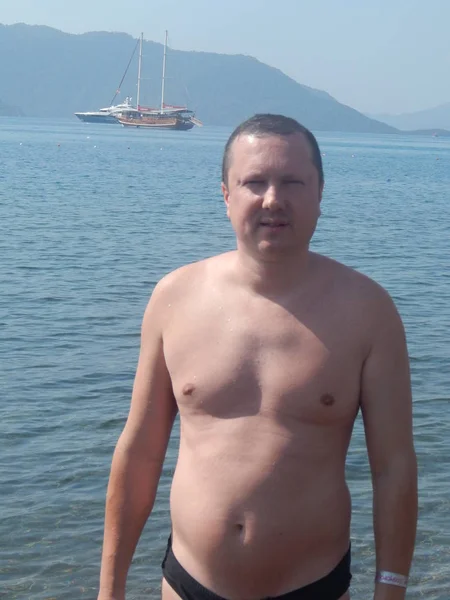 MARMARIS, TURQUIE - 10 JUIN 2016 : Modèle Oleg Prokopenko sur le n — Photo